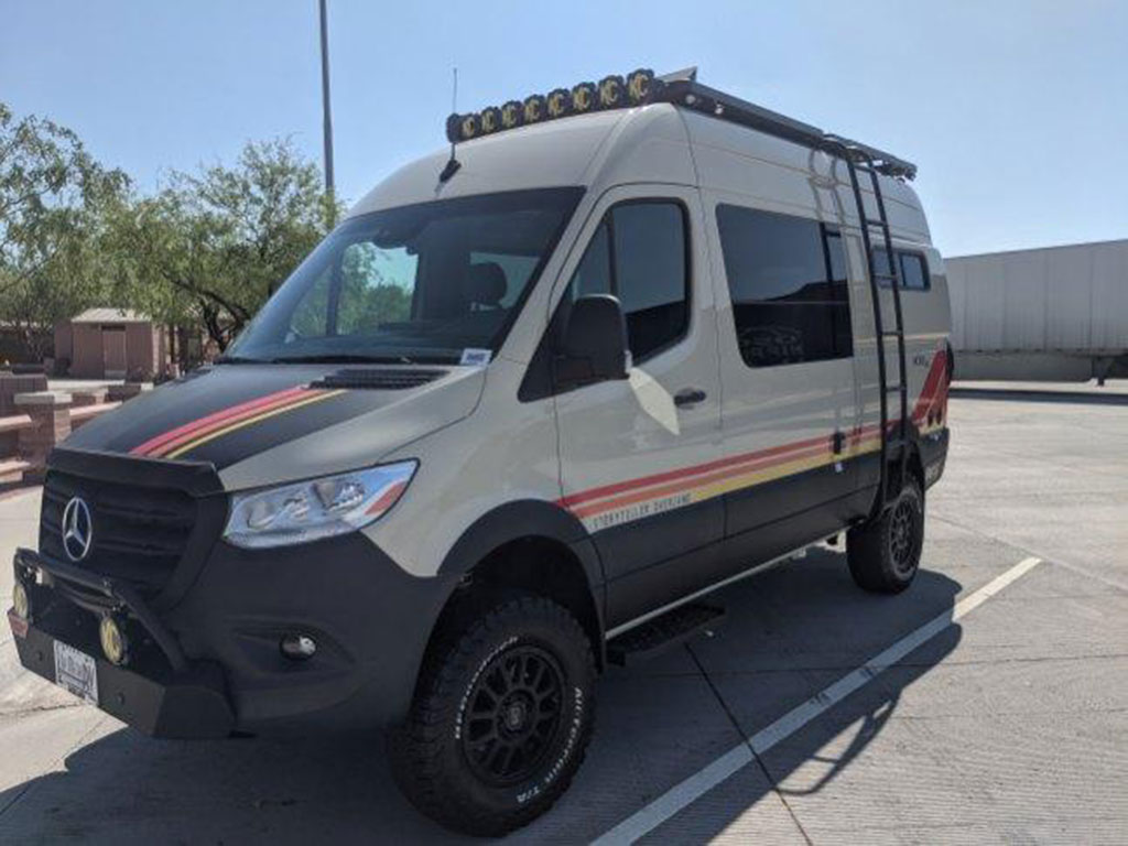 four peaks transport Mercedes sprinter van